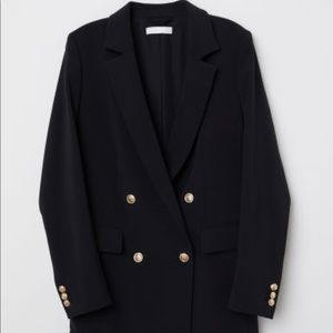 NWT - H&M double breasted blazer with gold buttons